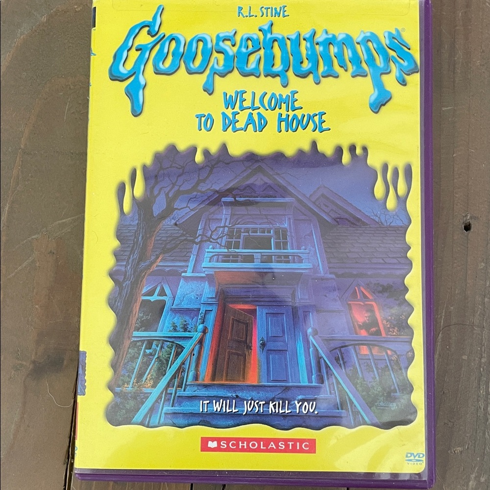 Goosebumps Welcome to Dead House R.L. Stine‎ Scholastic DVD 2004